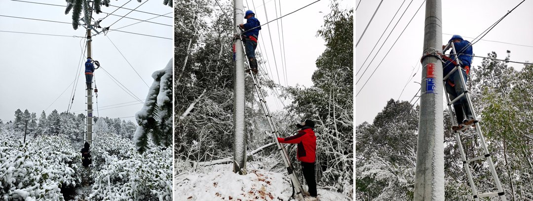 闻雪而动，电信蓝奋斗在抗冰雪保畅通一线